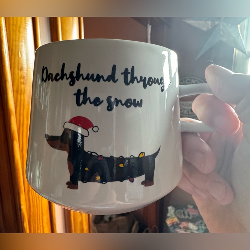 Dachshund Christmas Mug🌲